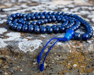 Blue Agate Stones Mala